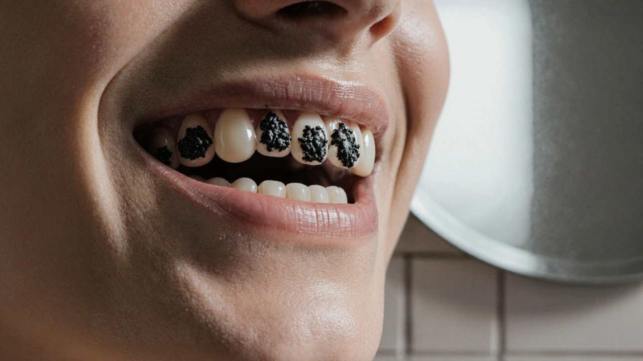 Černý zubní kámen: jak ho rozpoznat a účinně léčit