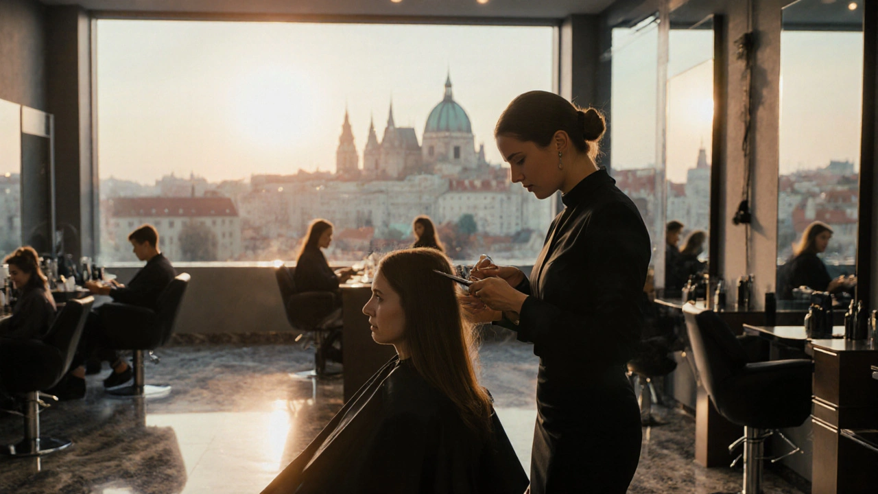Kolik vydělá kadeřnice v ČR vroce2025?