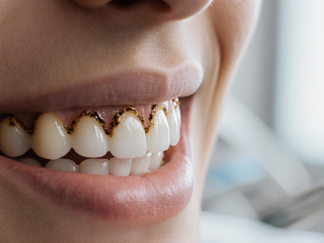 Jak vypadá kámen na předních zubech a co s ním dělat?