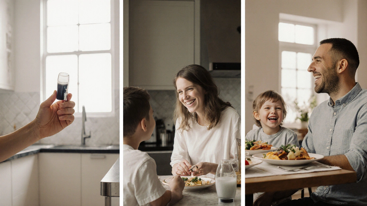 Vývoj od nejistoty k přirozenému mluvení s protézou v domácím prostředí.