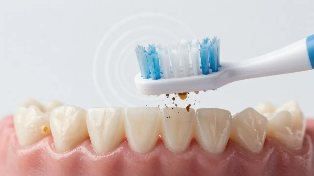 Jak sonický kartáček efektivně odstraňuje zubní kámen