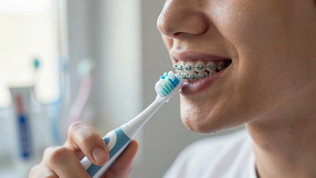 Jak vybělit zuby s rovnátky bez poškození ortodontického zařízení