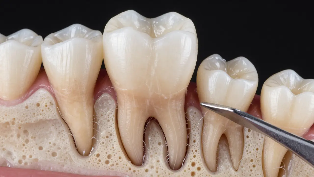 Co je okostice zubu a jakou roli hraje v metalokeramické korunkě?