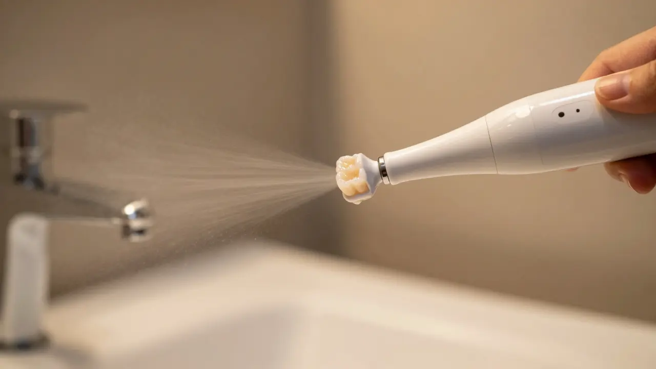 Základní průvodce používáním ultrasonického čističe zubů