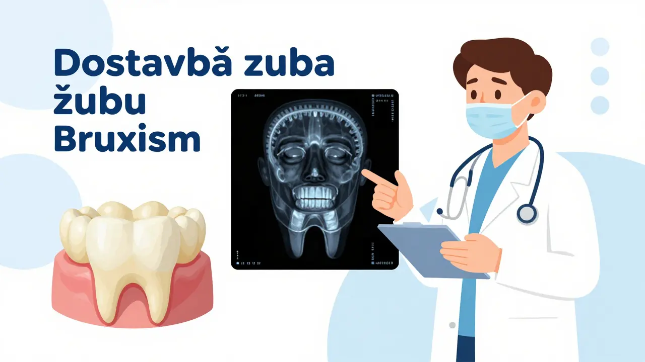 Co je dostavba zubu? Vysvětlení, metody a řešení bruxismu
