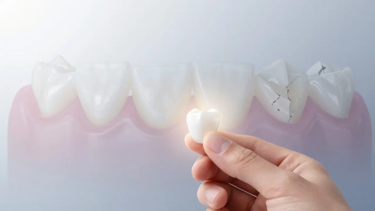 Keramická výplň jako symbol trvanlivosti dentálních materiálů