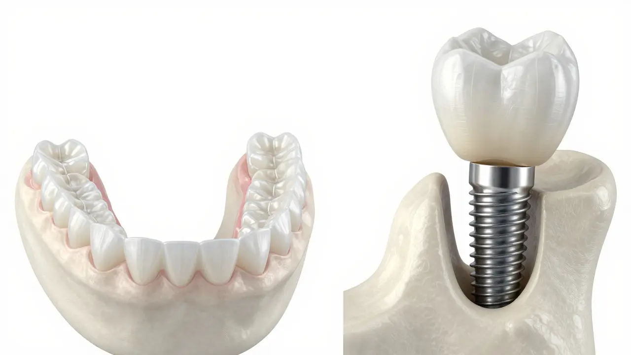 Nasazovací zuby versus zubní implantáty: Které jsou lepší pro vás?